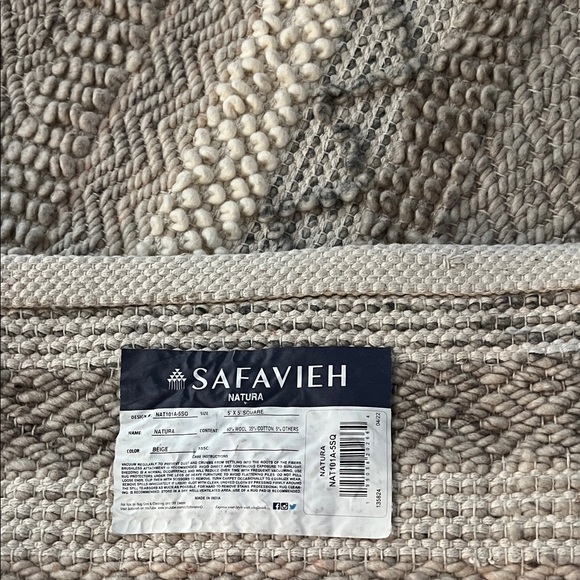 Safavieh Natura Textured Rug in Cream and Gray - Picture 1 of 4